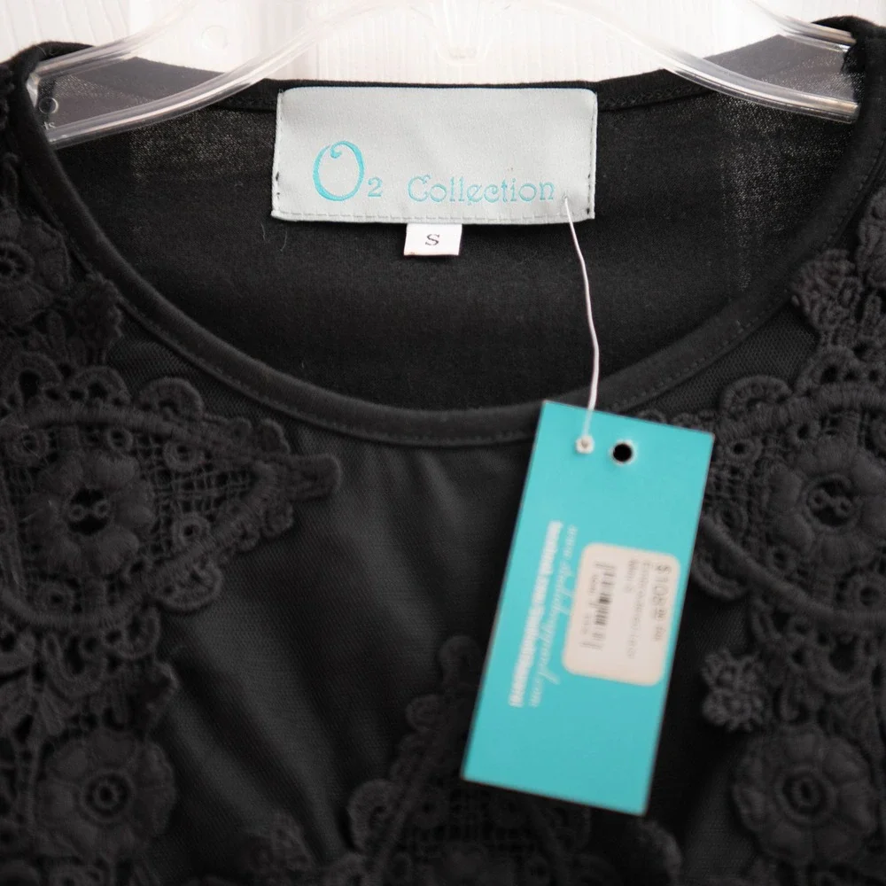 Black Lace Tulle Maxi Dress NEW Sz S Whimsigoth Witchy Dark Romance Ethereal